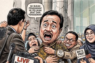 Roy Suryo Ungkap Alasan Tidak Ditahan Kejari Jaksel - Karikatur