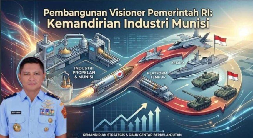 Pemerintah mengarahkan pembangunan industri pertahanan nasional pada penguatan industri propelan dan munisi sebagai fondasi kemandirian pertahanan. Arah kebijakan tersebut disebut menjadi fokus pada masa pemerintahan Presiden Prabowo bersama Menteri Pertahanan Sjafrie Sjamsoeddin.