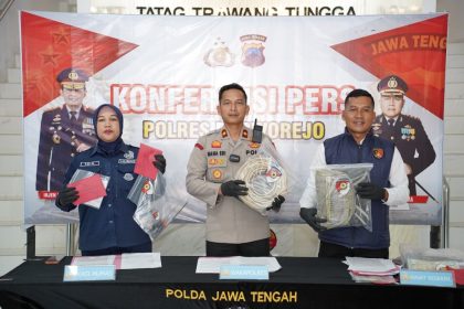 Polres Purworejo Ringkus Spesialis Pencuri Kabel Penerangan Jalan, Satu Pelaku Masih Buron