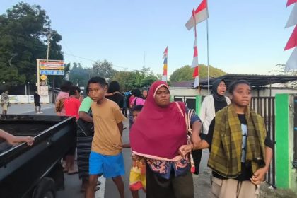 Kepanikan warga di Desa Talibura, Kecamatan Talibura, Kabupaten Sikka