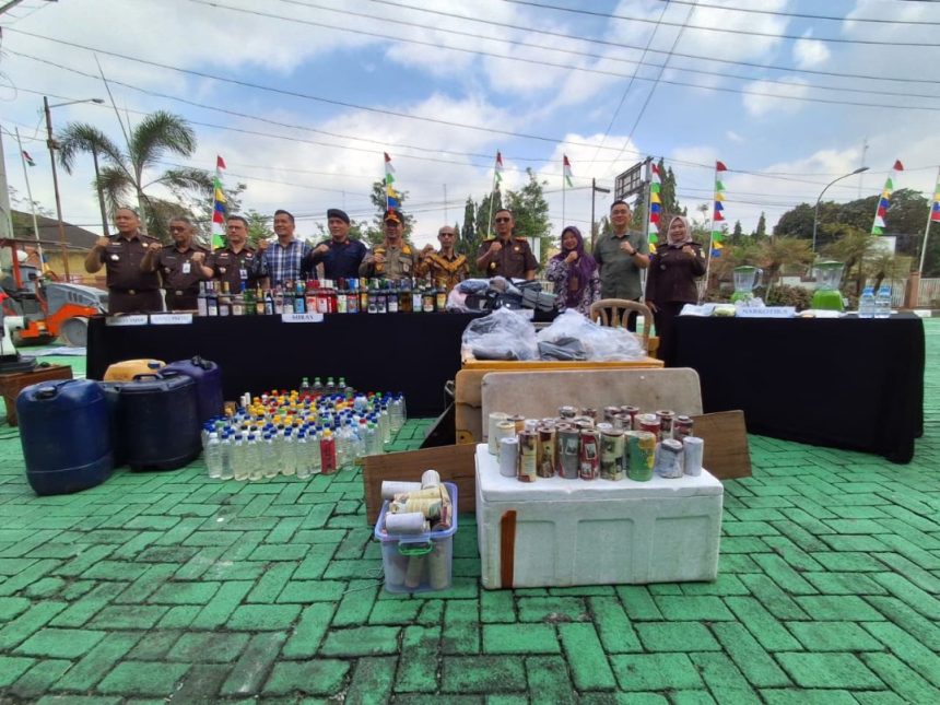 Kejari Purworejo Musnahkan Ribuan Pil dan 823 Gram Sabu, Barang Bukti Perkara Inkracht